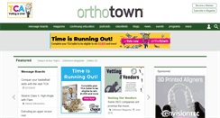 Desktop Screenshot of orthotown.com